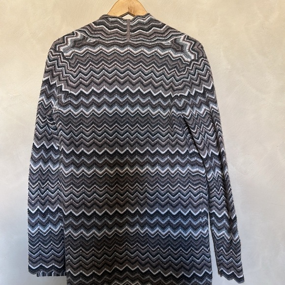 Pure Cashmere Brown Open Front Cardigan Sweater - Picture 2 of 4